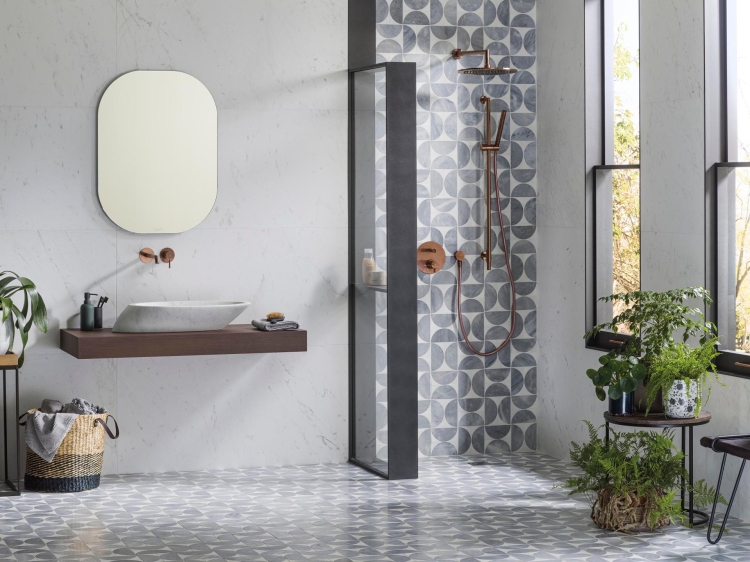 L'Antic Colonial Figure Spiral Light geometryczna mozaika kamienna