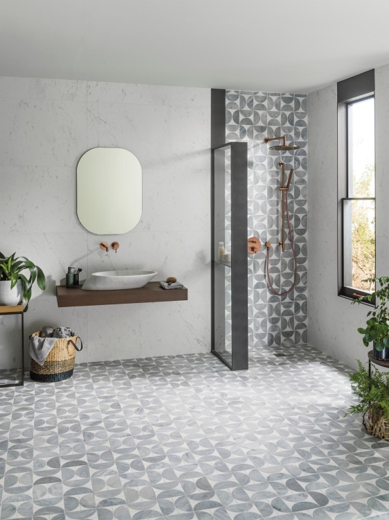 L'Antic Colonial Figure Spiral Light geometryczna mozaika kamienna