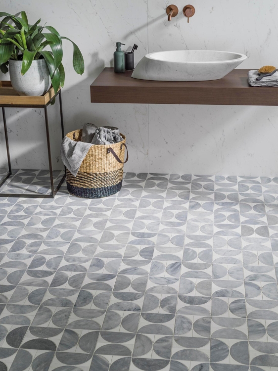 L'Antic Colonial Figure Spiral Light geometryczna mozaika kamienna