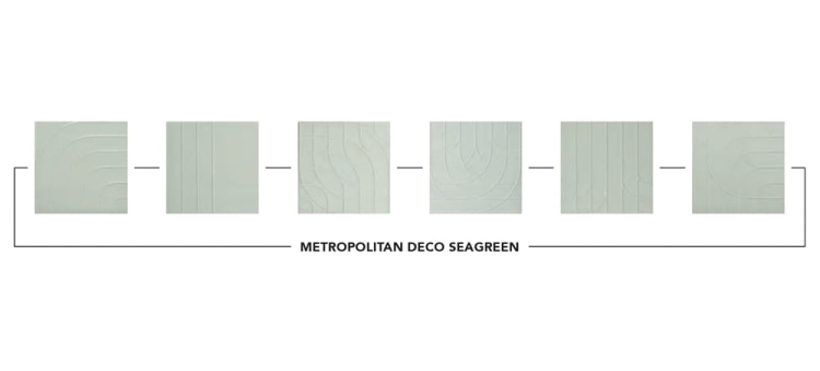 L'Antic Colonial Metropolitan Deco Seagreen dekory ścienne