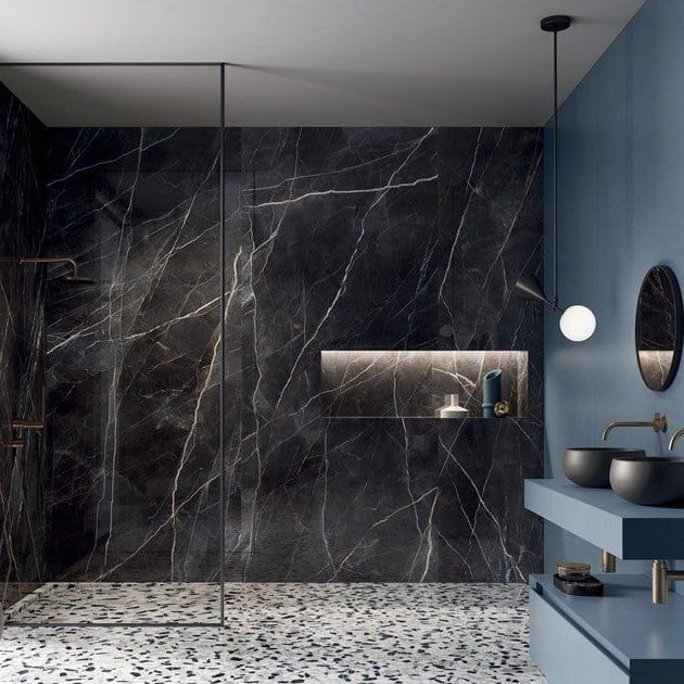 Marazzi Grande Marble Look Calacatta Black Lux MEN5