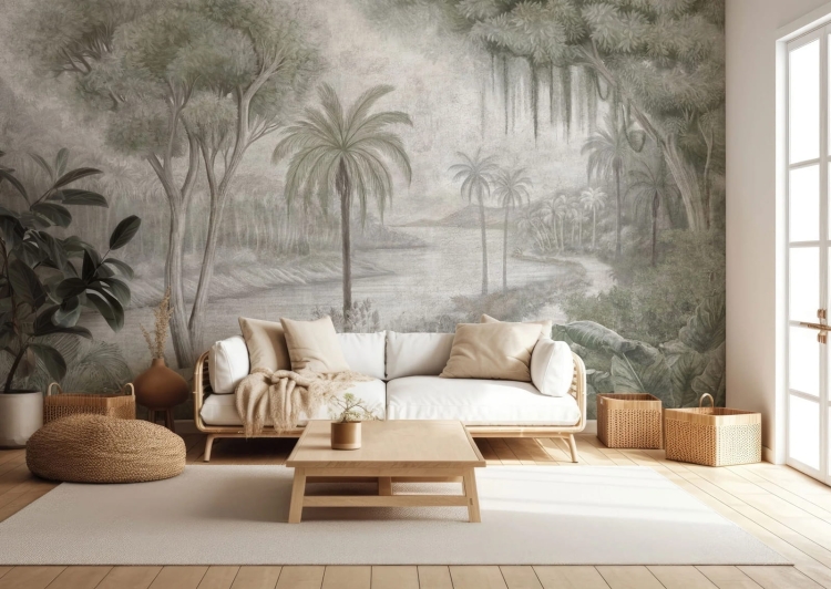 WallArt Paleo fototapeta krajobraz tropikalny las