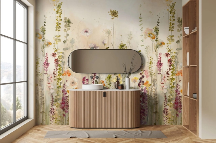 WallArt Semiramide fototapeta kwietna łąka