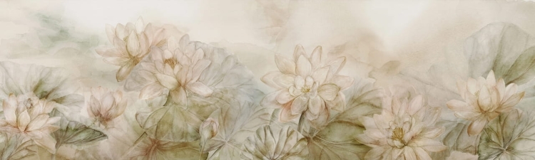 WallArt Fall fototapeta lilie wodne jesienią