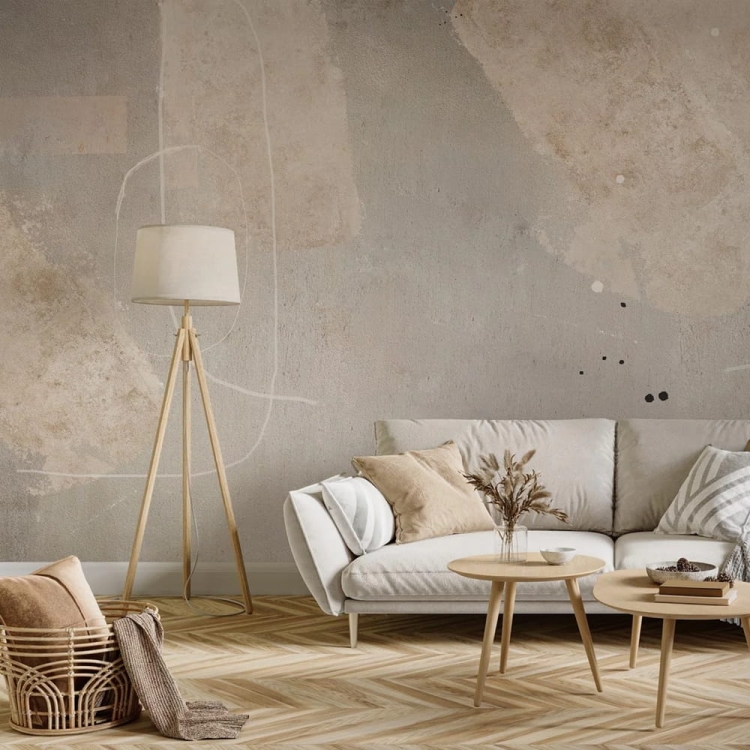 WallArt Moria delikatna abstrakcyjna fototapeta na wymiar indywidualny