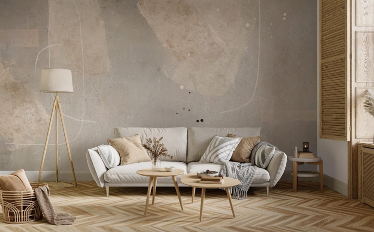 WallArt Moria delikatna abstrakcyjna fototapeta na wymiar indywidualny