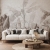 Wall Art Rainforest Beige las tropikalny w beżach