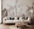 Wall Art Rainforest Beige las tropikalny w beżach