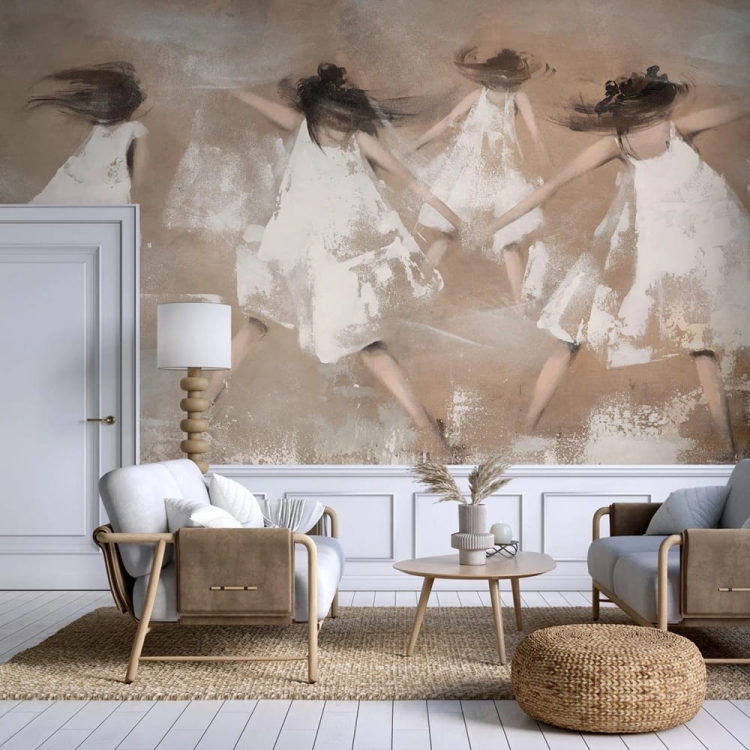 Wall Art Bajla tańczące kobiece postaci - fototapeta na wymiar indywidualny