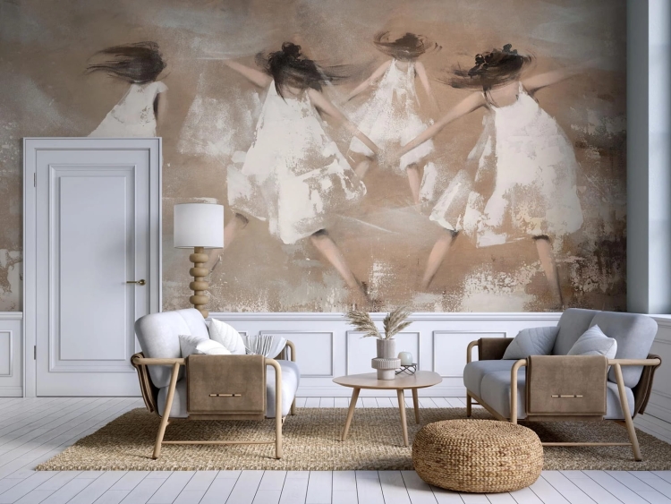 Wall Art Bajla tańczące kobiece postaci - fototapeta na wymiar indywidualny