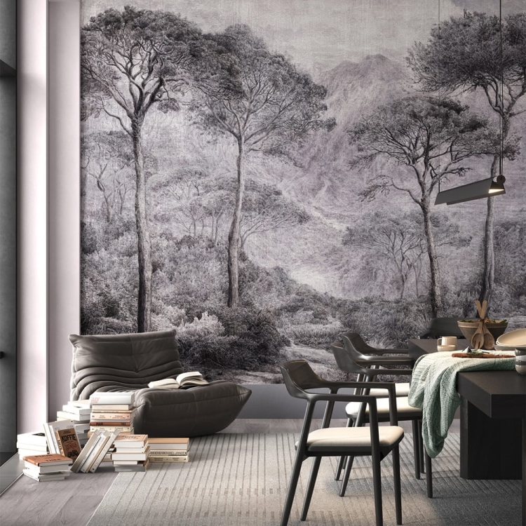 Wonderwall Bellagio krajobraz z motywem lasu