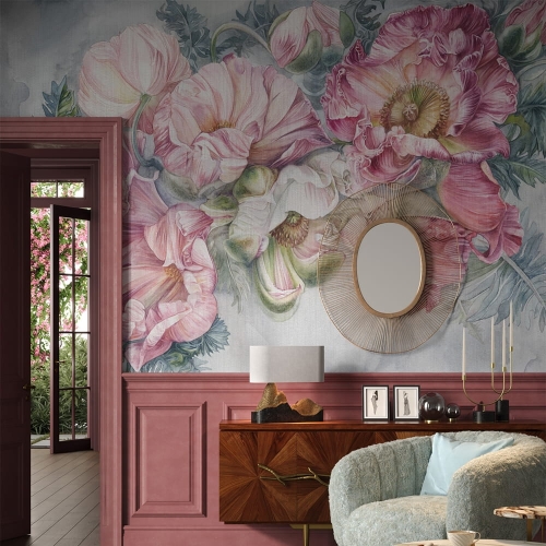 Wonderwall Poeme okazałe kolorowe kwiaty