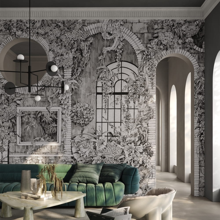 Wonderwall Sevilla fototapeta ściana porośnięta pnączami