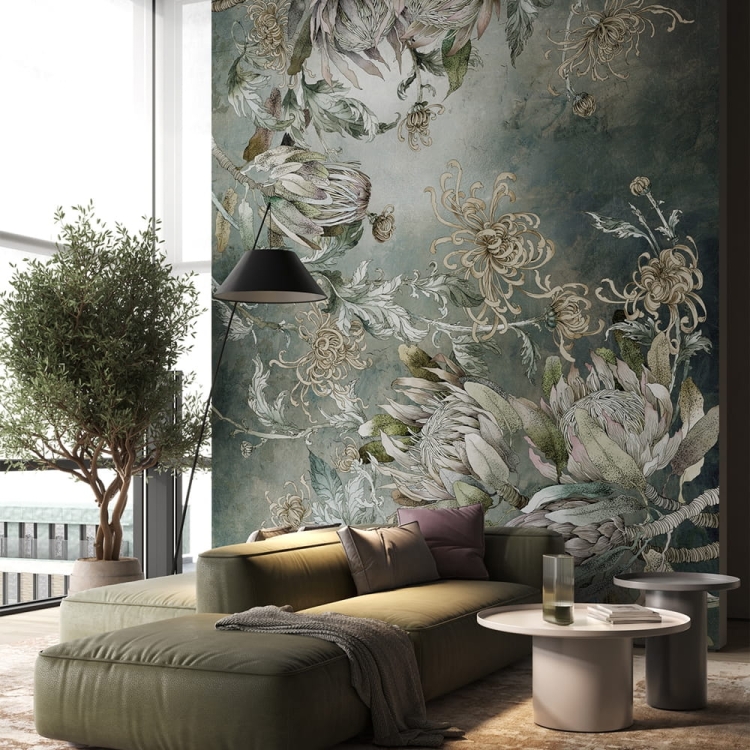 Wonderwall Vesta fototapeta kolorowe kwieciste bukiety