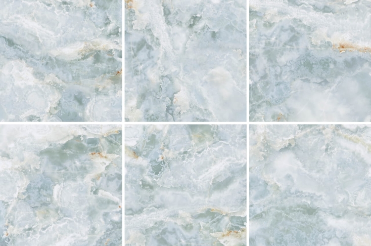 LaFaenza Aesthetica Onice Azzurro płytki gresowe 120x120 połysk