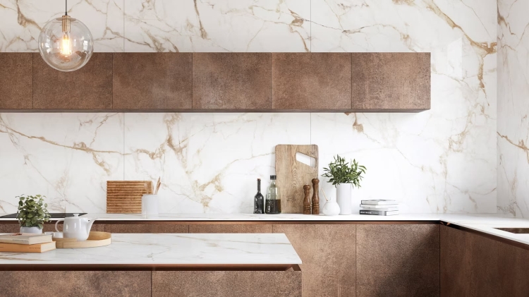 Porcelanosa Xlight Calacatta Gold