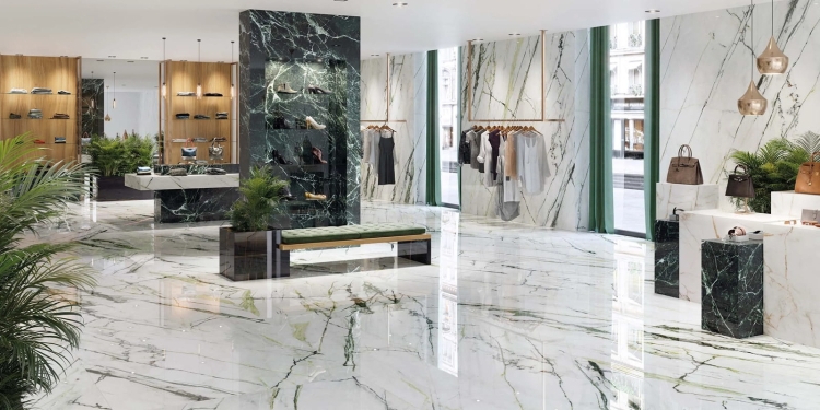 Porcelanosa Xlight Calacatta Green
