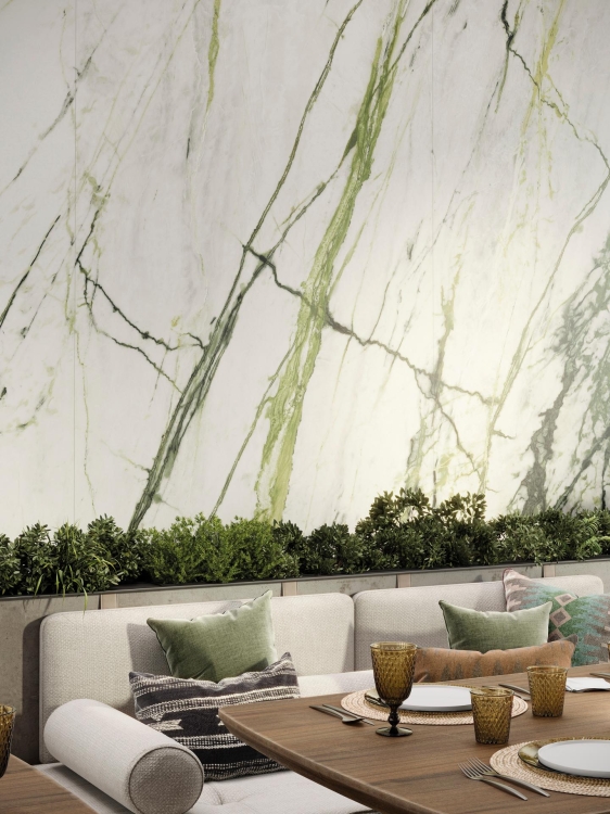 Porcelanosa Xlight Calacatta Green