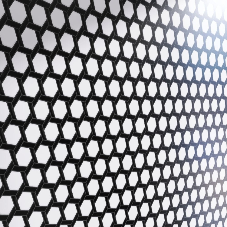 Raw Decor Heksagon Stella Black & White Matowy