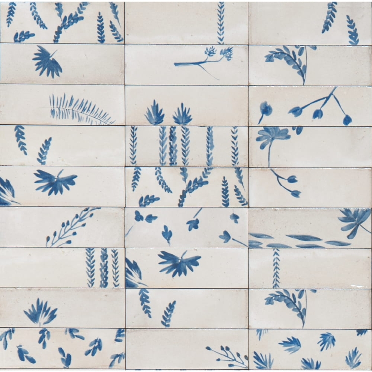 Marazzi Rice Natural Decoro Leaf Lux 5x15 M96U
