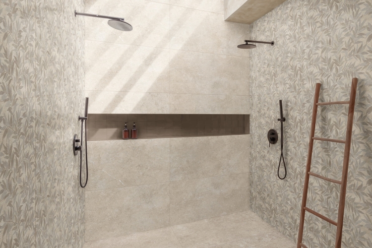 Marazzi Mystone Limestone Wall Dec. Agrifoglio Sand Touch