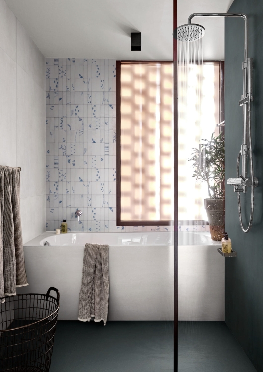 Marazzi Rice Bianco Decoro Leaf Lux