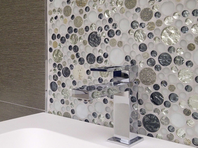 L'Antic Colonial mozaika ścienna Treasures Mist Shannan Moon kamień i szkło