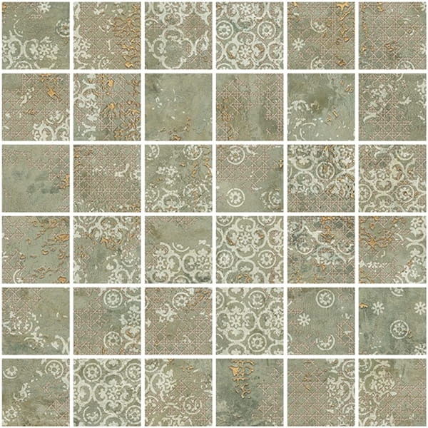 Aparici Rug Green Mosaico