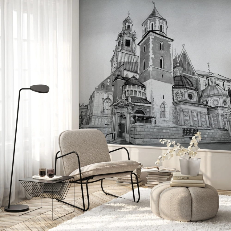 Wawel fototapeta na wymiar Katedra Wawelska w Krakowie