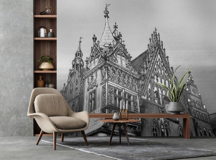 Town Hall fototapeta na wymiar Stary Ratusz we Wrocławiu