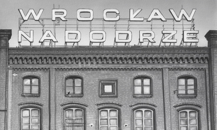 Station fototapeta na wymiar Dworzec Nadodrze Wrocław