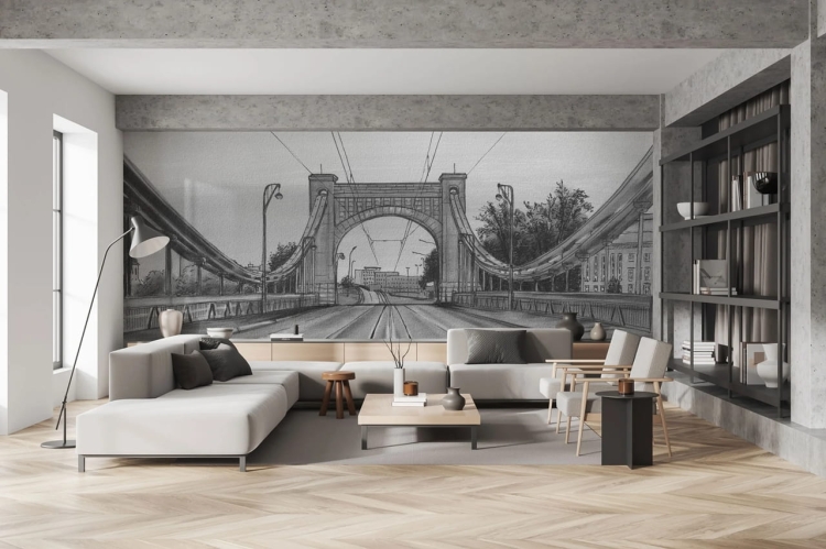 Bridge fototapeta na wymiar Most Grunwaldzki we Wrocławiu