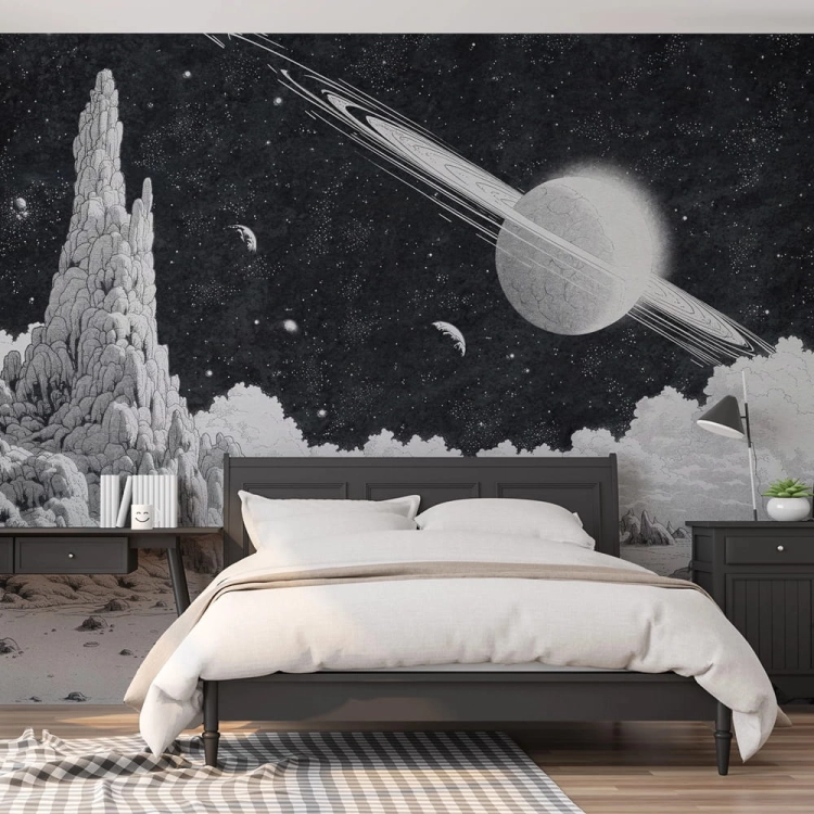 Eirian komiksowa fototapeta science fiction odległa planeta