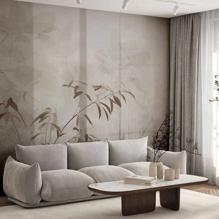 Wall Art Mado subtelna fototapeta roślinna