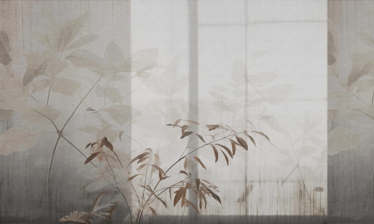 Wall Art Mado subtelna fototapeta roślinna