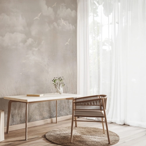 Wall Art Epos fototapeta na wymiar letnie niebo nad łąką