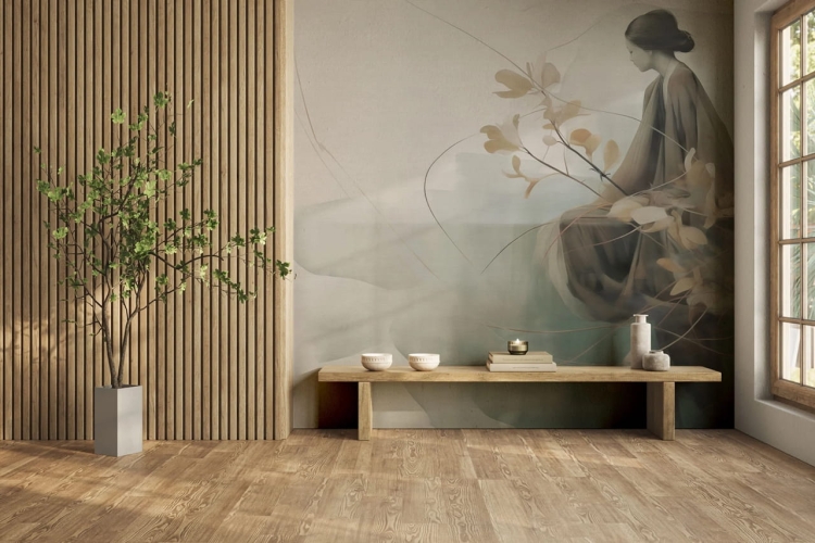 Wall Art Akogare orientalna fototapeta na wymiar japandi