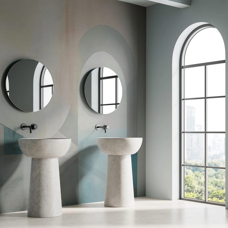 Wall Art Aku nowoczesna fototapeta na wymiar abstrakcyjna łuki