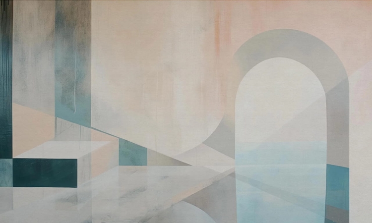 Wall Art Aku nowoczesna fototapeta na wymiar abstrakcyjna łuki