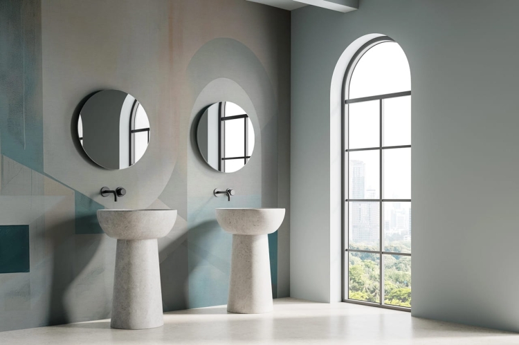 Wall Art Aku nowoczesna fototapeta na wymiar abstrakcyjna łuki