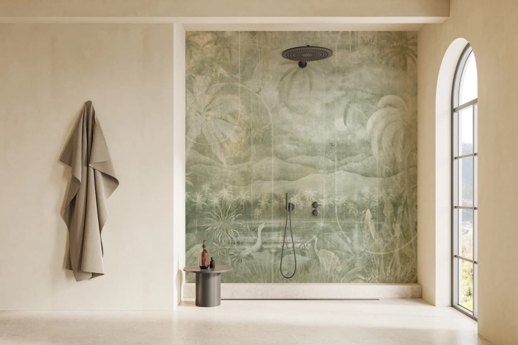 Wall Art Juca zielona fototapeta na wymiar tropikalny krajobraz