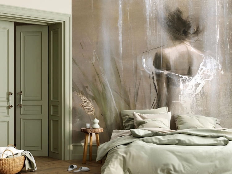 Wall Art Cambio subtelna fototapeta na wymiar kobieca sylwetka