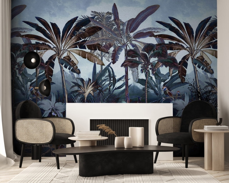 Wall Art Robinson fototapeta na wymiar tropikalny las palmowy