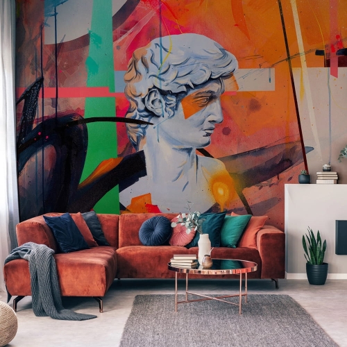 Wall Art Buenos kolorowa abstrakcyjna fototapeta na wymiar