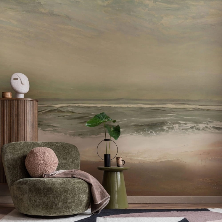 Sunrise morski krajobraz fototapeta na wymiar jak obraz