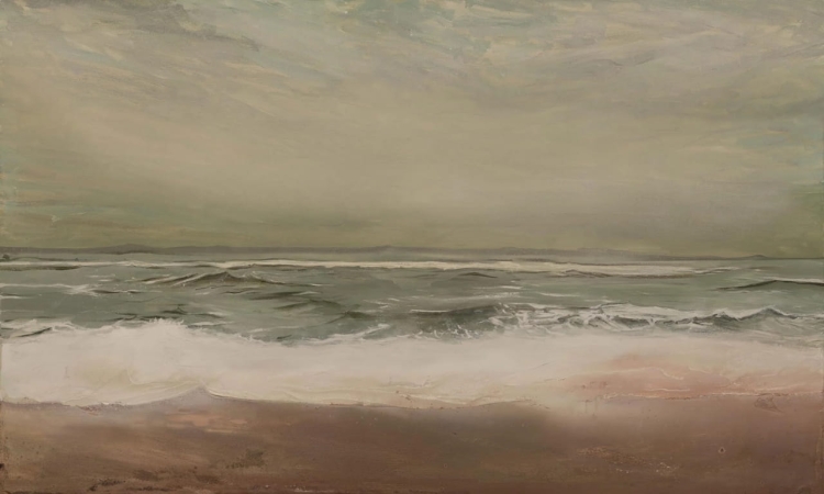 Sunrise morski krajobraz fototapeta na wymiar jak obraz