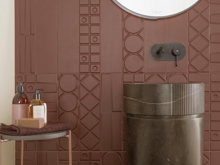 L'Antic Colonial Geo Maroon