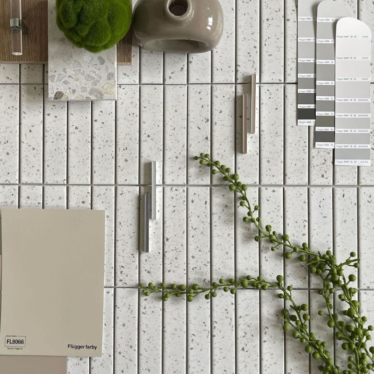 Raw Decor Stick Ash Terrazzo mozaika z wzorem lastryko