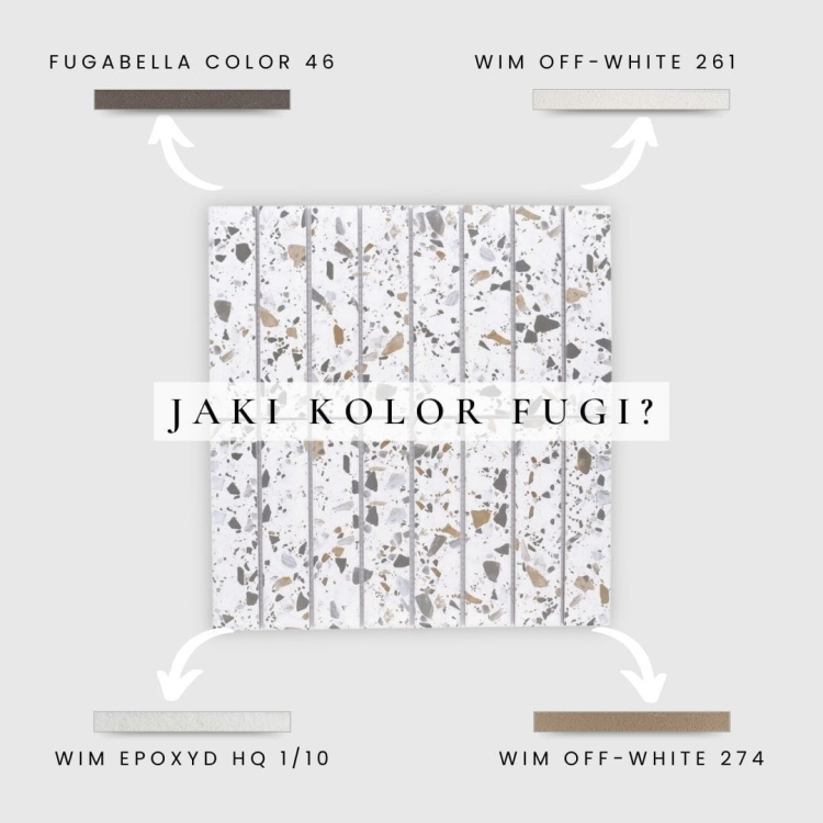 Raw Decor Stick Straciatella Terrazzo mozaika z wzorem lastryko