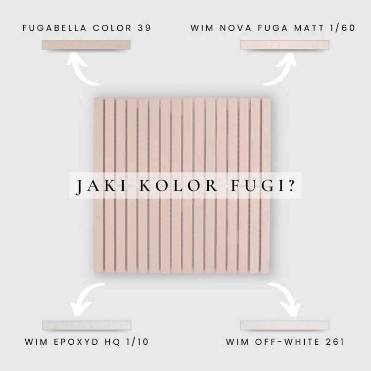 Raw Decor Stick Dusty Pink mozaika uniwersalna PDRM